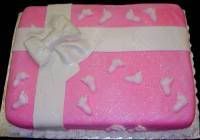 Pink Baby Shower Cake for Girl babycake