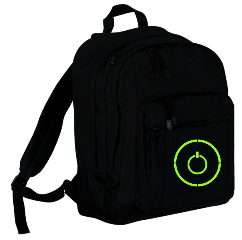 Details about Xbox 360 Power On Symbol Black Backpack