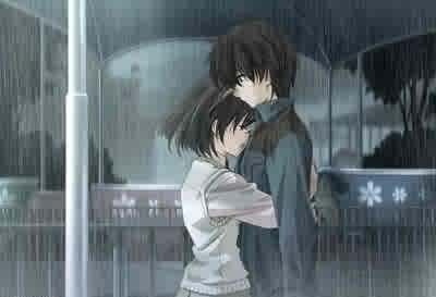 Hug in Rain...