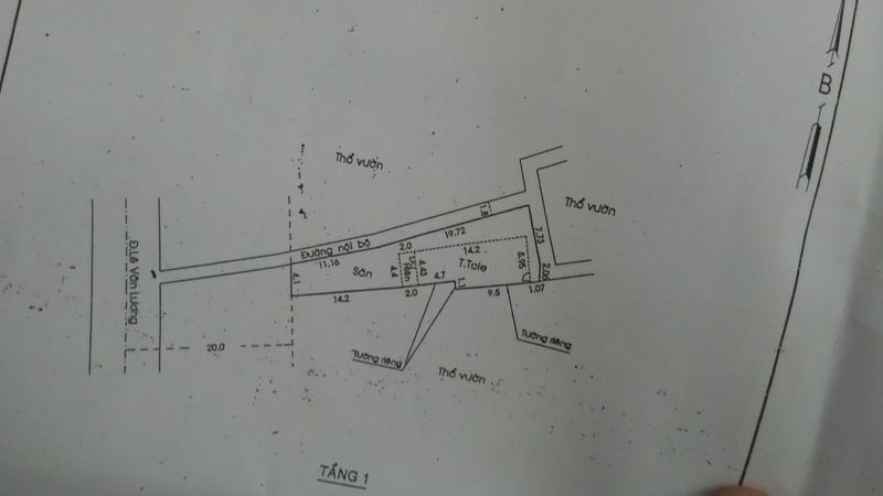 Bán nhà cấp 4, , Đường Lê Văn Lương, nhà bè, cách Dinh độc lập 8km ( có hình) - 1