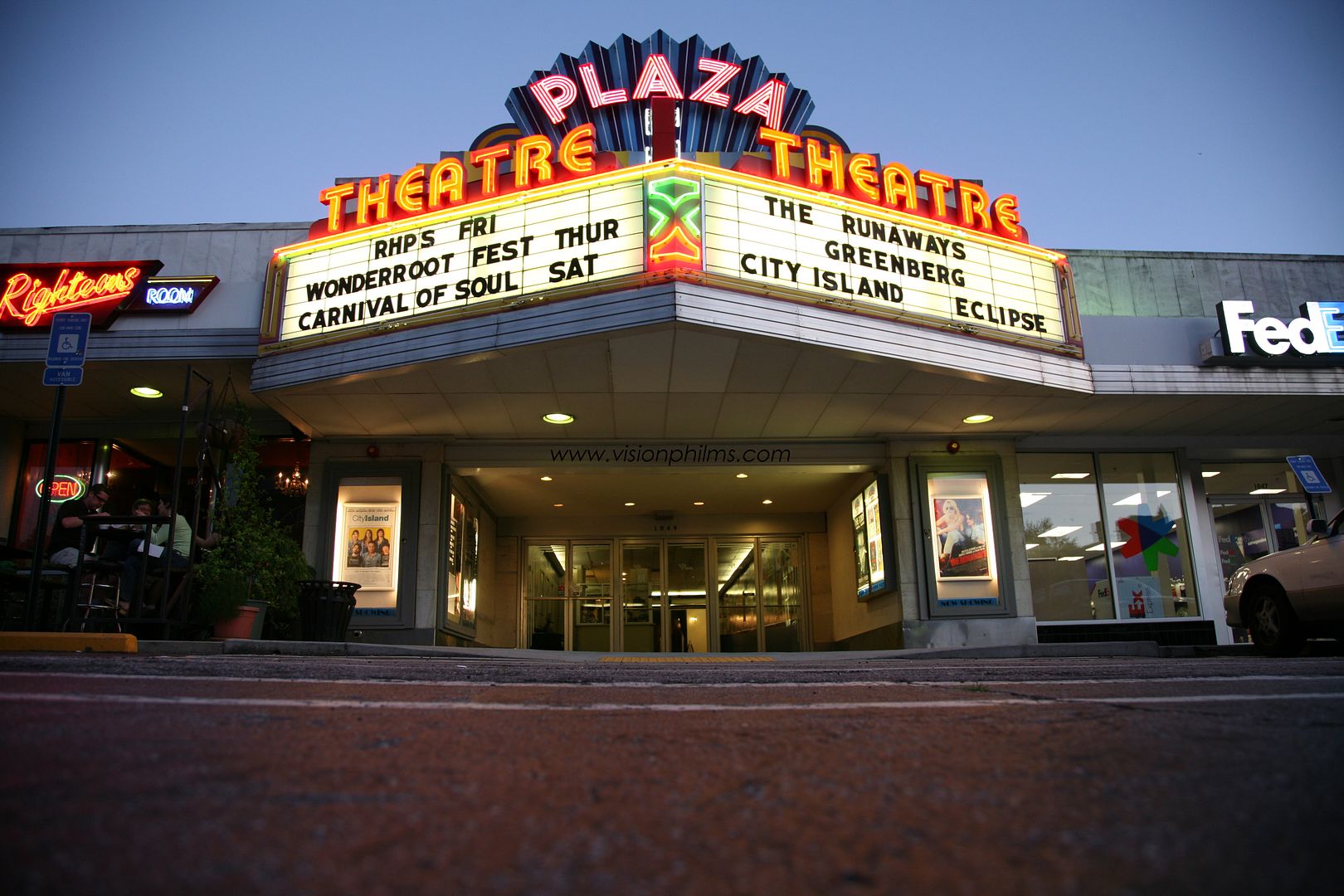 plaza theater,historic theater,independent film,film photography,color photography,atlanta photography,cinema photography,carlton mackey,vision philms,historic photography