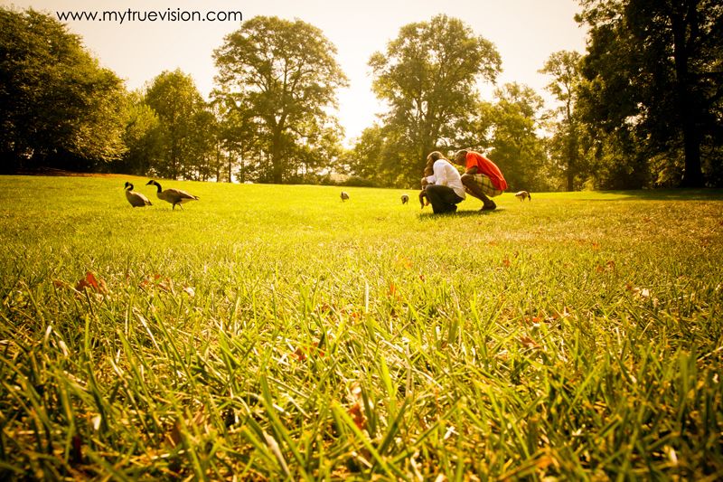 Family in the Park