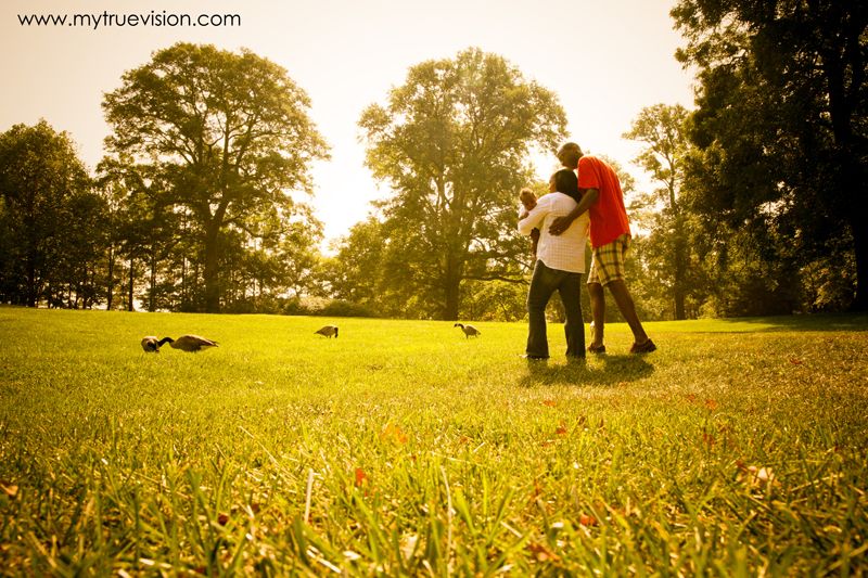 Family in the Park