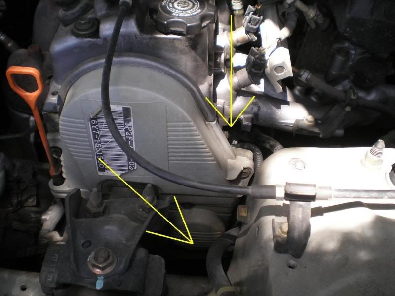 1996 Honda civic crank position sensor location #5