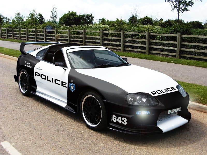 toyota supra police cars #3