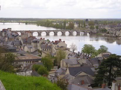Saumur from the air