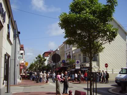 Le Touquet town centre on a nice sunny day