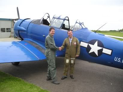 Me and Stuart beside the HUGE T6