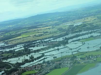Flooding in Gloucester after take off