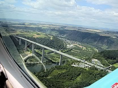 Rather nice bridge on take-off from Koblenz