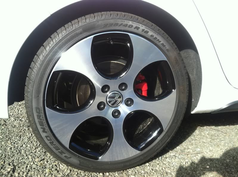 FS 2012 VW GTI Detroit Wheels Mounted with OEM Pzero