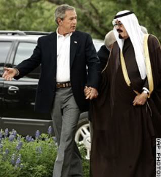 Bush <3s Saudis