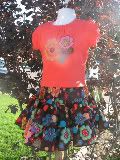 Funtastic Flowers Twirl Skirt and Sirt Size 12 months