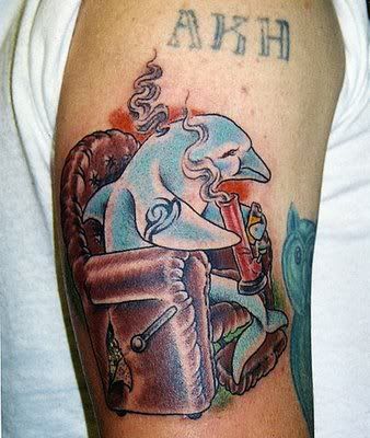 Bong Dolphin Tattoo