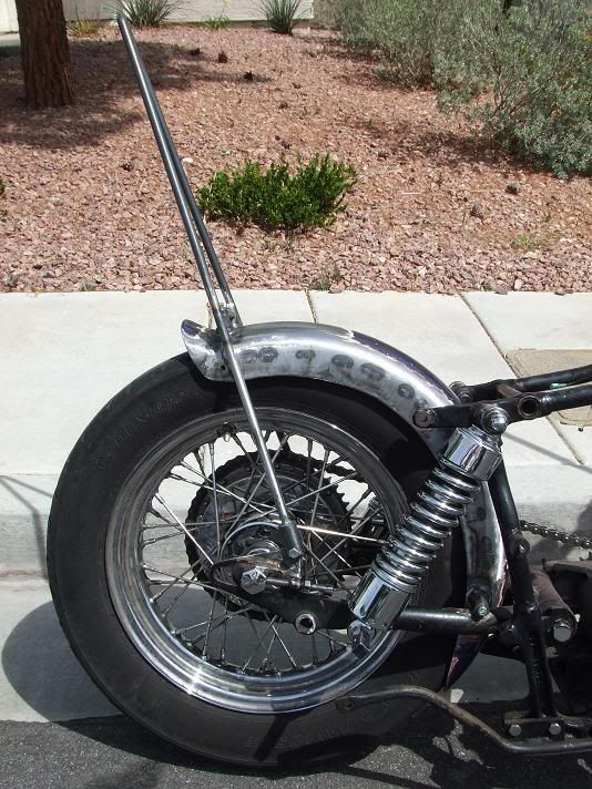 sissy bar on bobber