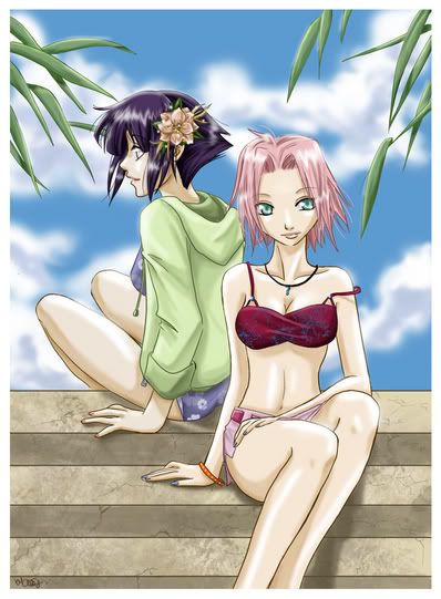hinata and sakura bikini