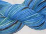 Water~ Hand Dyed  BFL~7 oz with Mini Skein Option