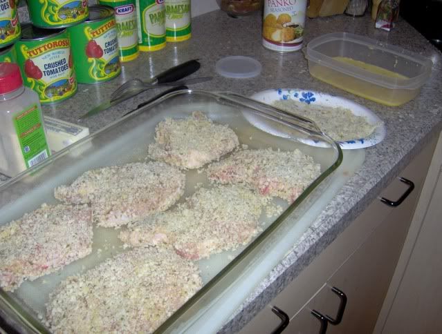 Oven Fried Pork Chops Using Bread Crumbs