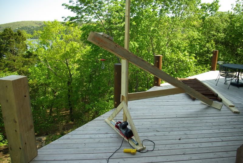 Replacing deck support post. Woodworking Talk