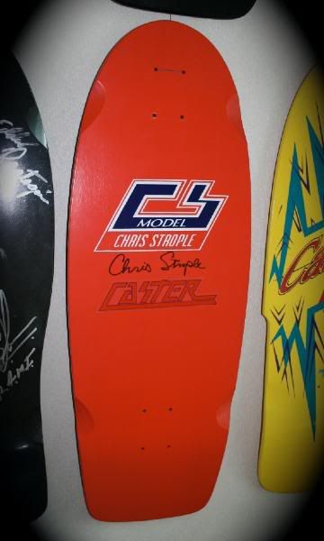 Caster Chris Strople Signed by Chris