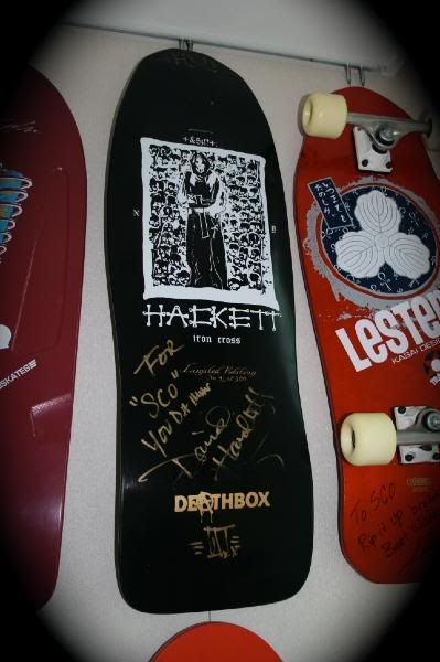 Deathbox hackett Iron Cross signed