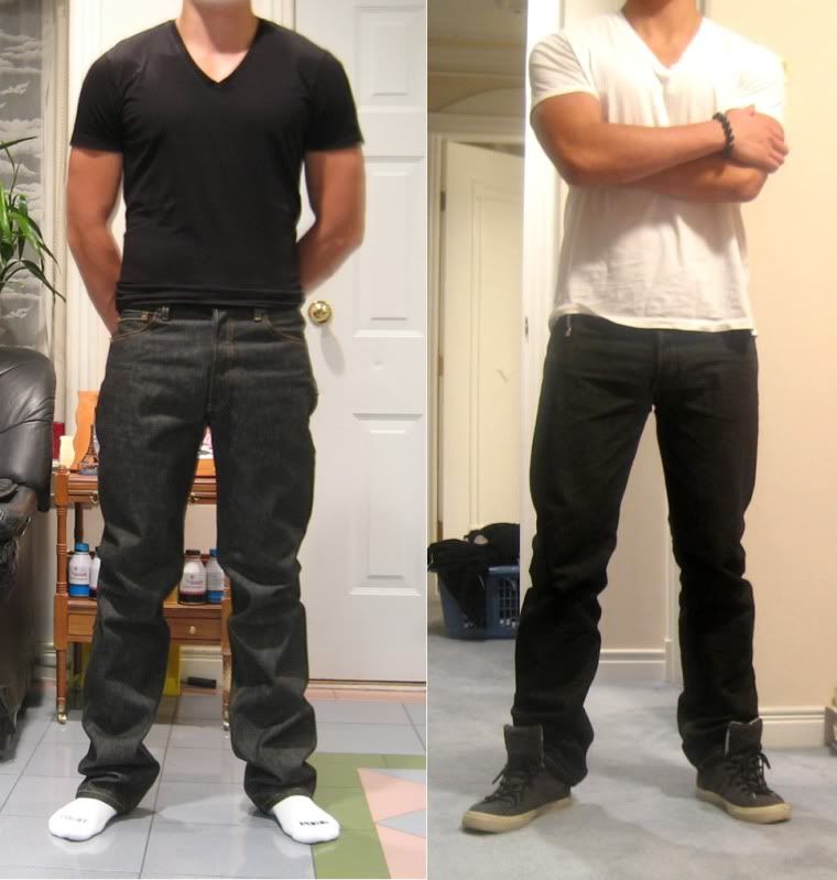 shrink to fit 501 before and after