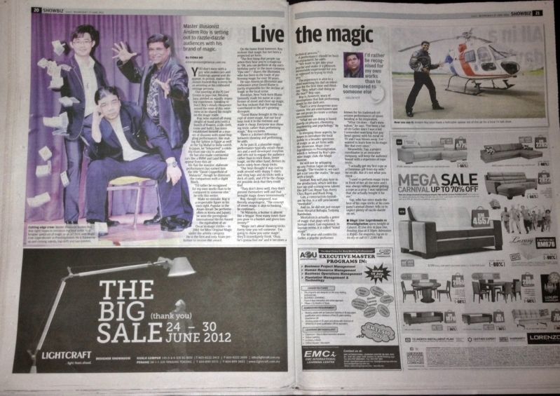 The Star coverage of Magic Live