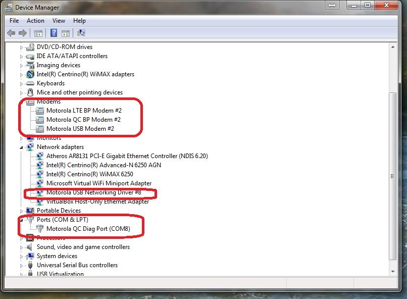 Make note of the port number assigned to the COM Port as that is the port you will use for CDMA WS or DFS or any other QC based NV access tool.