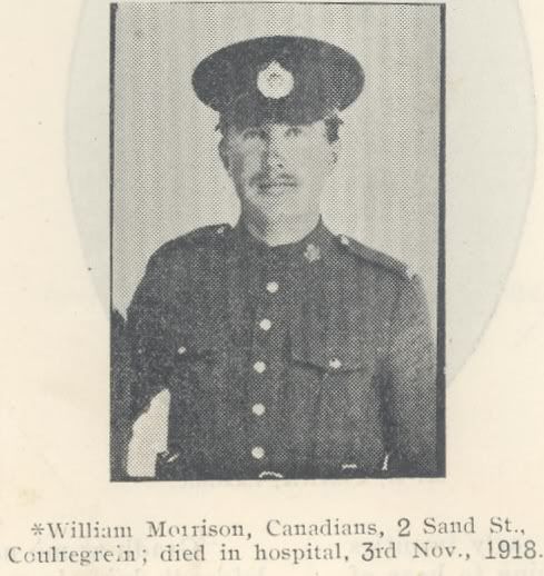 william morrison. Private WILLIAM MORRISON