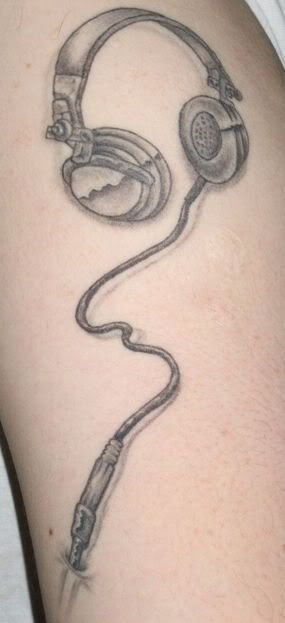 headphone tattoos Pictures Images and Photos