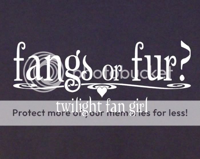 Fangs or Fur Twilight Fan Girl T Shirt XS XXL Vampire
