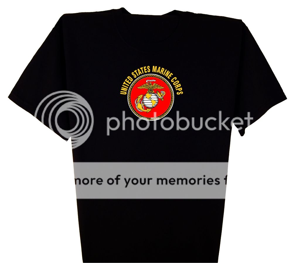 Marine Corps logo T Shirt S 5XL military  