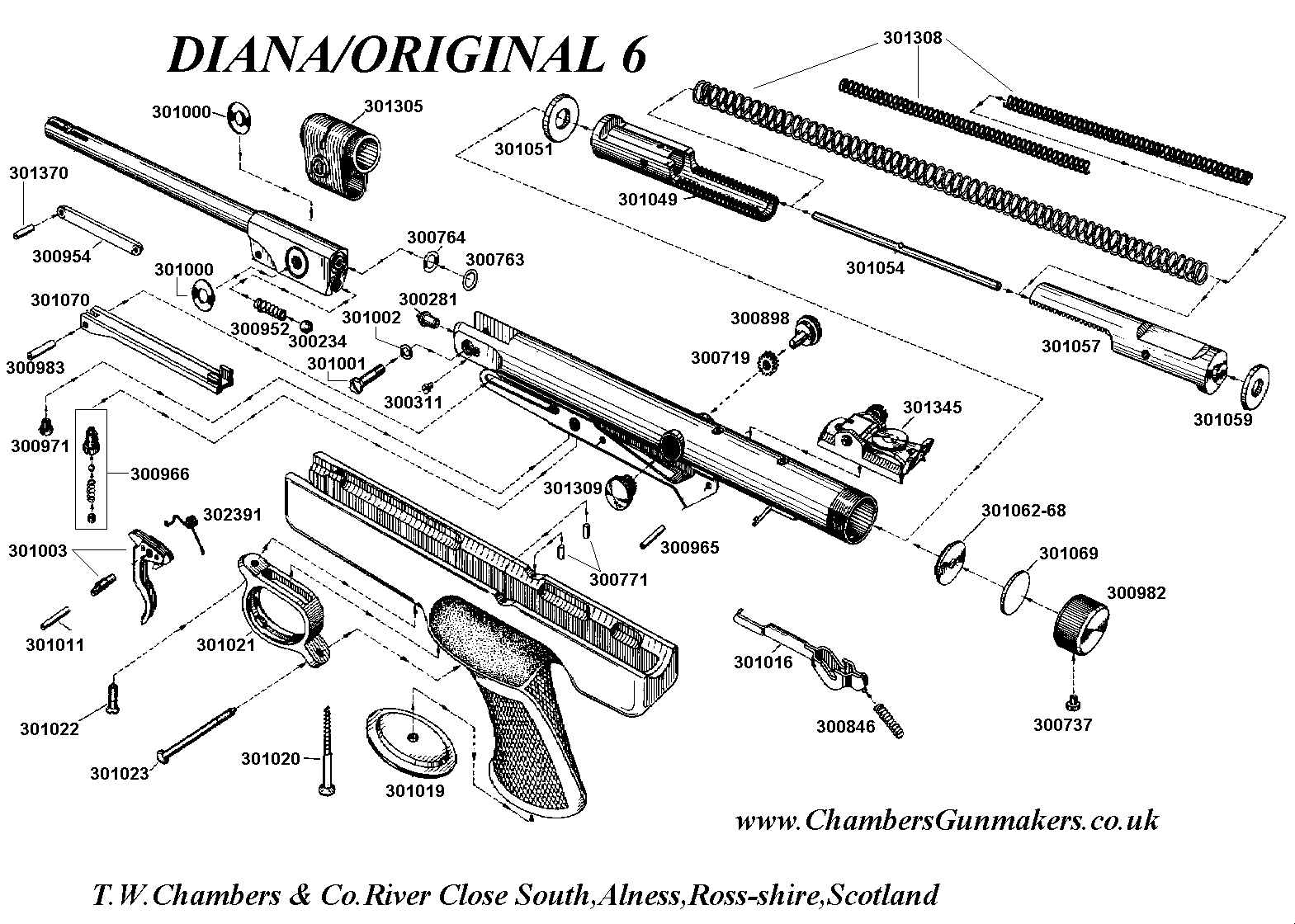 For Sale - Original mod 6 and Diana IV pistols