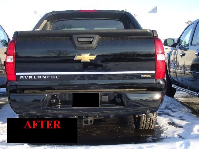 2007-2013 CHEVY CHEVROLET AVALANCHE CHROME TRUNK TAILGATE TRIM MOLDING ...