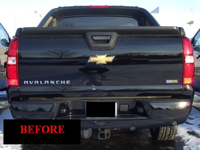 2007-2013 CHEVY CHEVROLET AVALANCHE CHROME TRUNK TAILGATE TRIM MOLDING ...