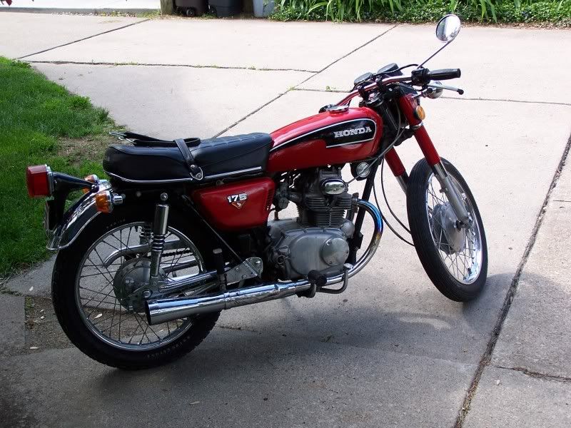 1972 Cb175 Cafe Someday Have Done This To Particular Bike Before I Keep Seeing R1 R6 Rets On These What Machining Is Necessary Make Them Work