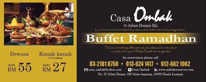 Buffet Ramadhan Casa Ombak Price