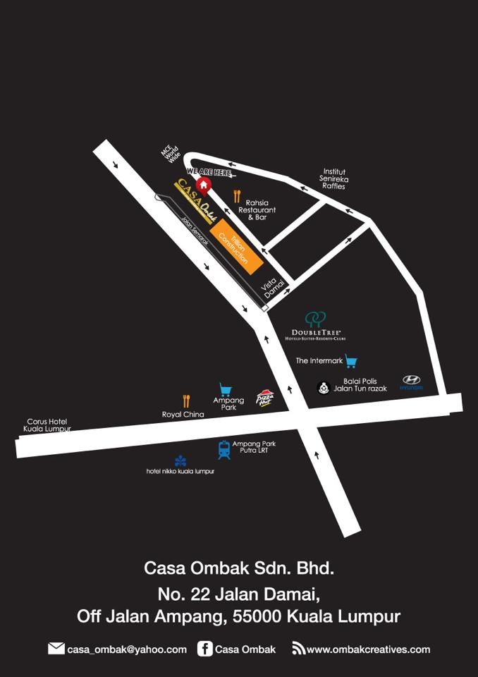 Casa Ombak Map